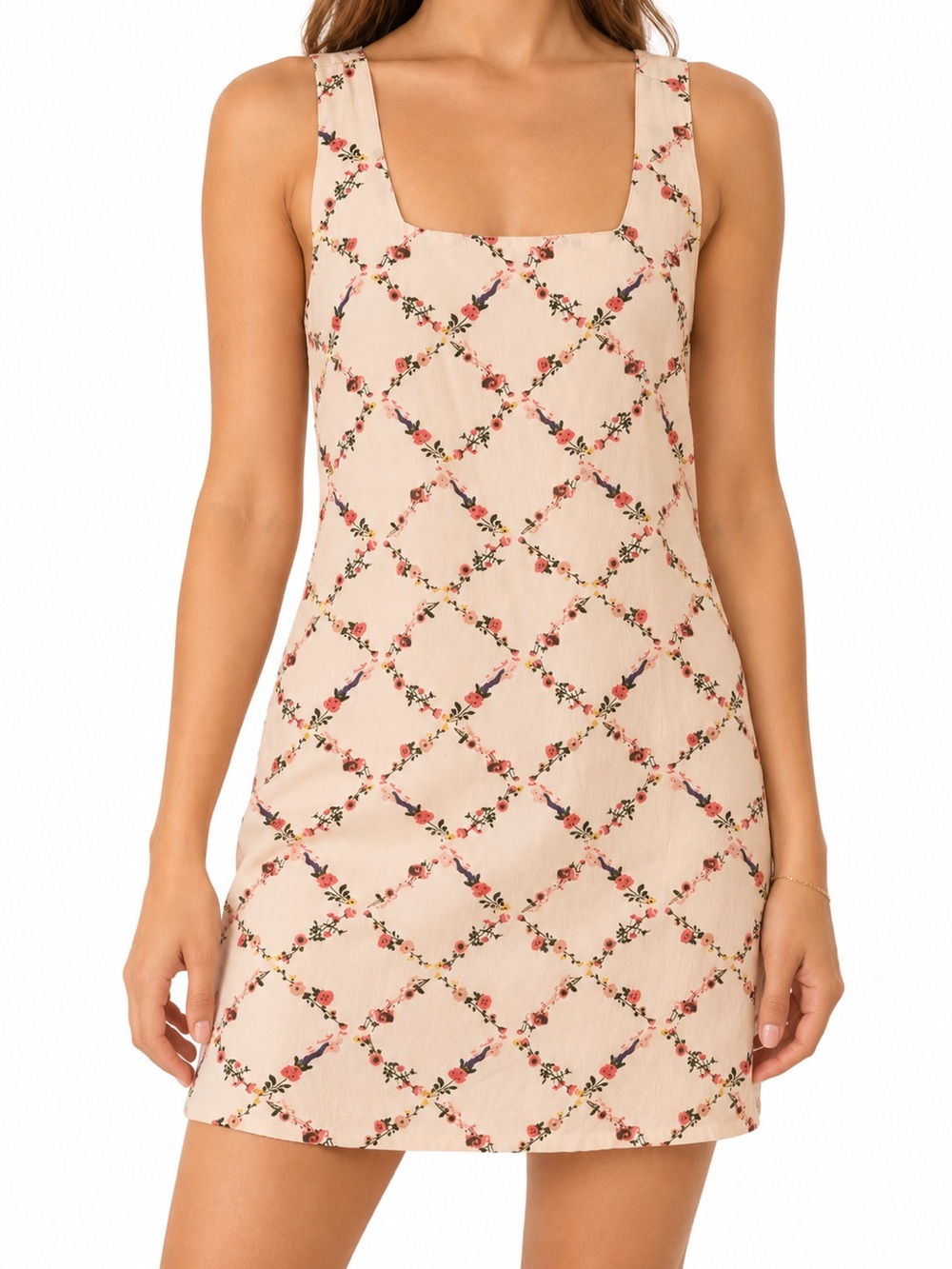 Japna Floral Linen Cotton Blend Dress Size XL